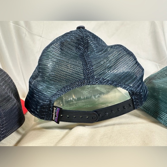 Patagonia Trucker Hat Set Of 3 Fitz Roy Bear+ Papers Peak + Spellout P-6 - Picture 12 of 16